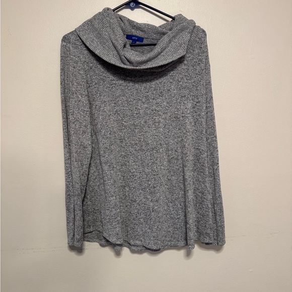 Apt. 9 Sweaters - Apt. 9 Light Gray Cowl Neck Sweater